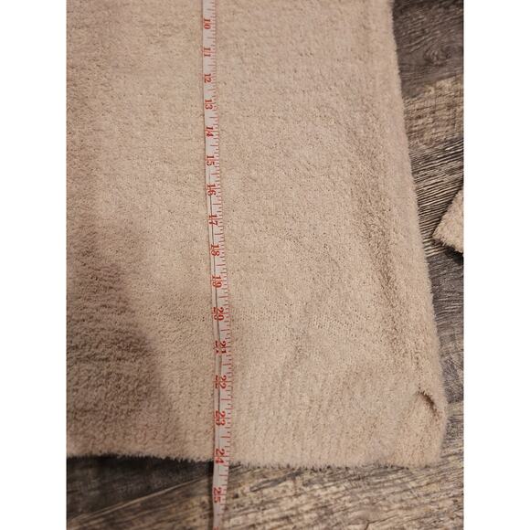 Cupcakes & Cashmere sherpa fluffy cloud sweater medium beige relaxed fit - Picture 6 of 8